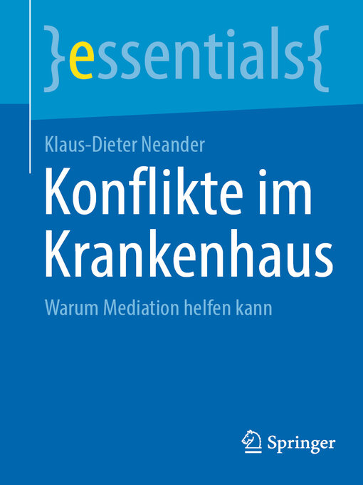 Title details for Konflikte im Krankenhaus by Klaus-Dieter Neander - Available